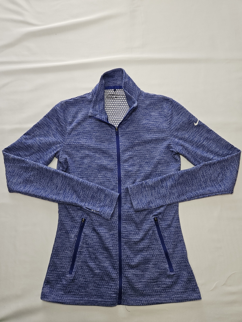 Nike Golf Womens Blue Full-Zip Performance Jacket